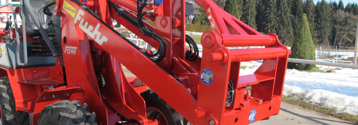 MSW Highspeed oil coupler für Weidemannaufnahme Fuchs Hoflader