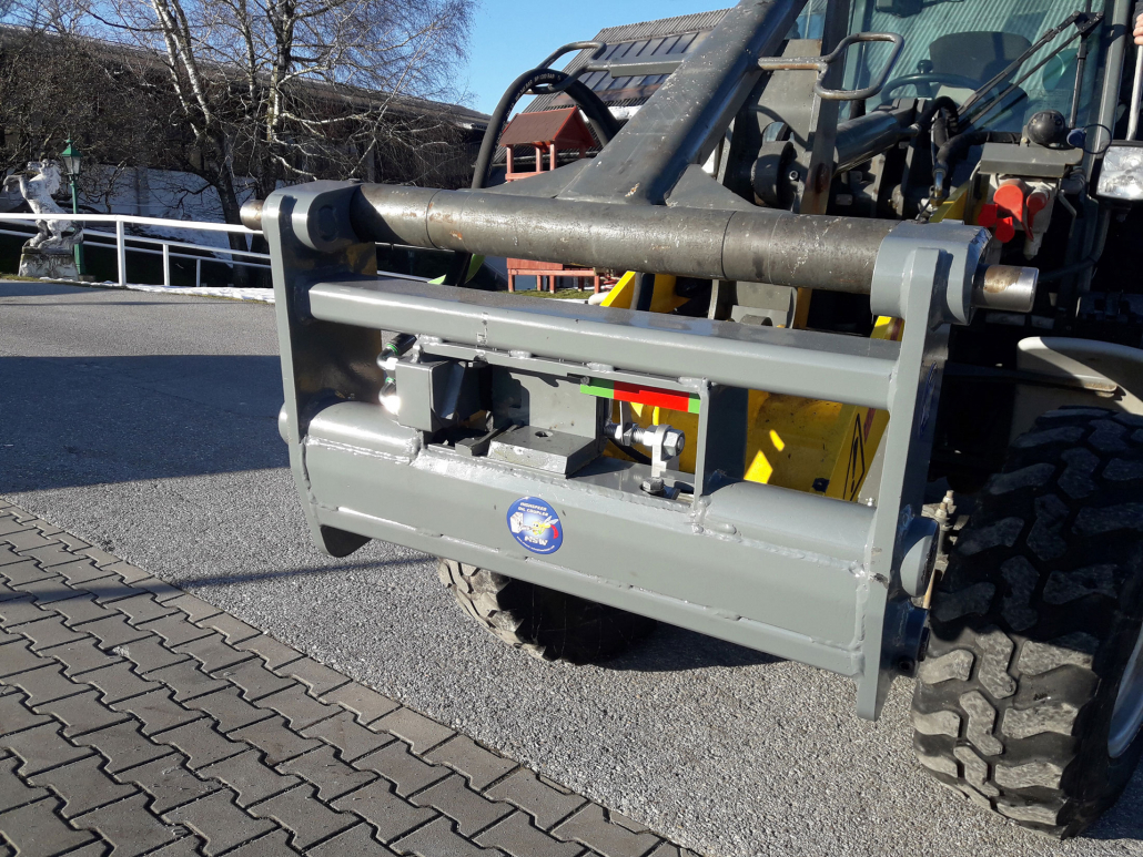 Kramer Radlader 550 mit MSW Highspeed oil coupler