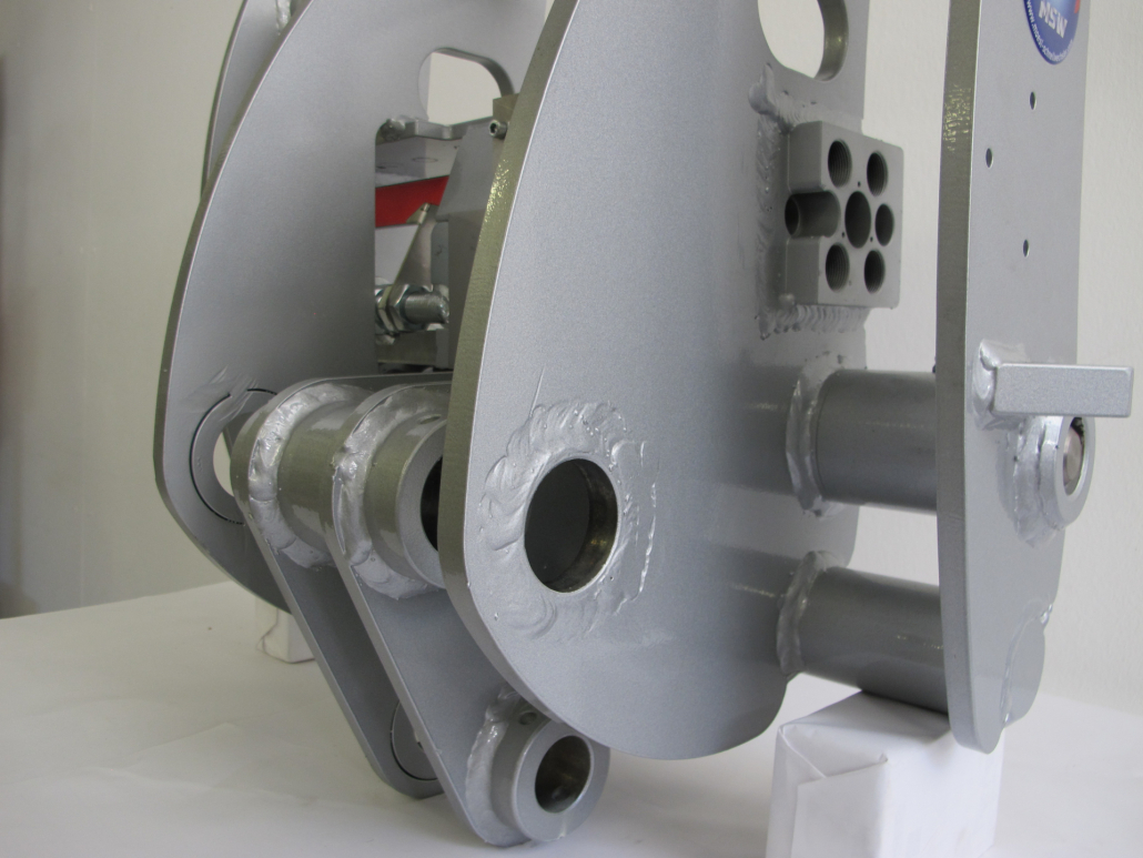 Weidemann hydraulische Geräteverriegelung